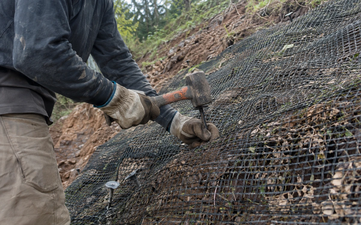 Slope stabilization contractor